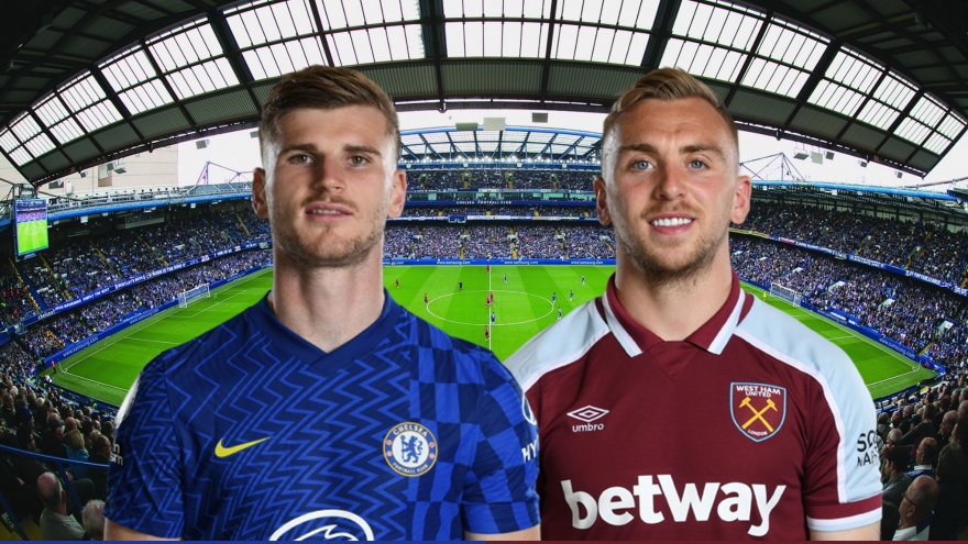 Dự đoán tỷ số, đội hình xuất phát trận Chelsea - West Ham